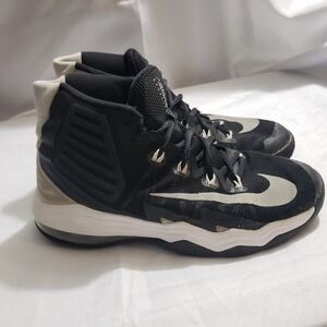 Nike Air Max Audacity Hightop Sneakers Black White Mens Size 8